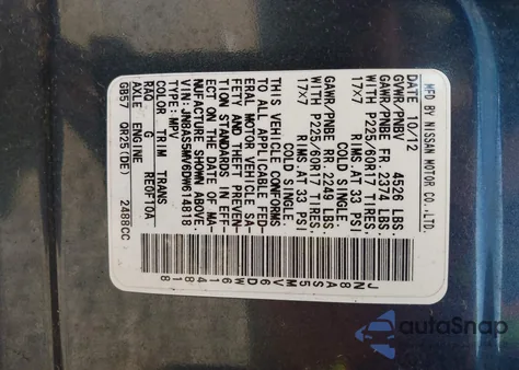 2013 Nissan Rogue Sv from USA, damaged, VIN JN8AS5MV6DW614818